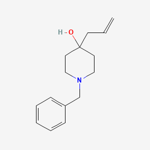 molecular formula C15H21NO B7784558 4-Piperidinol,1-(phenylmethyl)-4-(2-propenyl)- 