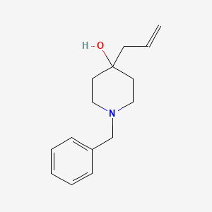 molecular formula C15H21NO B7784558 1-Benzyl-4-(prop-2-en-1-yl)piperidin-4-ol 