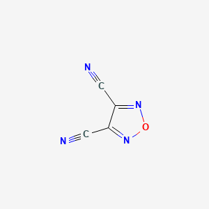 molecular formula C4N4O B7784565 1,2,5-恶二唑-3,4-二腈 CAS No. 55644-07-0