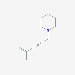 molecular formula C11H17N B7784566 1-(4-Methylpent-4-en-2-yn-1-yl)piperidine 