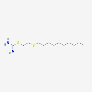 2-(Decylsulfanyl)ethyl carbamimidothioate