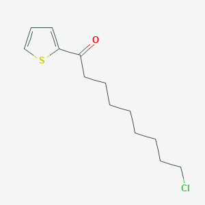 molecular formula C13H19ClOS B7784589 9-Chloro-1-(thiophen-2-yl)nonan-1-one 