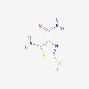 molecular formula C4H5N3OS2 B7784679 CID 282029 