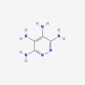 molecular formula C4H8N6 B7784690 Pyridazine-3,4,5,6-tetramine 
