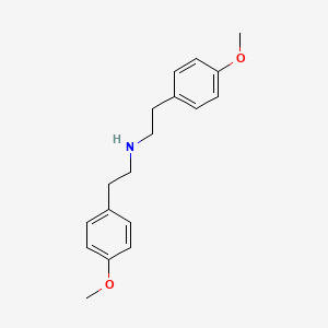 molecular formula C18H23NO2 B7784779 2-(4-methoxyphenyl)-N-[2-(4-methoxyphenyl)ethyl]ethanamine 