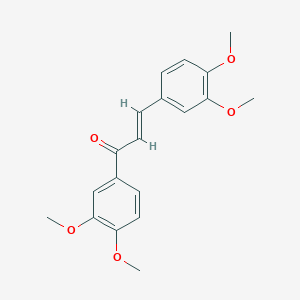 molecular formula C19H20O5 B7785123 (2E)-1,3-双(3,4-二甲氧基苯基)丙-2-烯-1-酮 CAS No. 7355-34-2