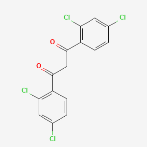 molecular formula C15H8Cl4O2 B7785132 1,3-Bis(2,4-dichlorophenyl)propane-1,3-dione 