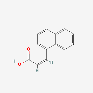 molecular formula C13H10O2 B7785143 (Z)-3-(Naphthalen-1-yl)acrylic acid 
