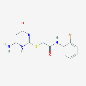 molecular formula C12H11BrN4O2S B7785163 CID 3278689 