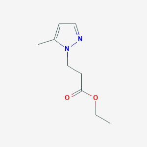 molecular formula C9H14N2O2 B7785203 ethyl 3-(5-methyl-1H-pyrazol-1-yl)propanoate CAS No. 1006319-97-6