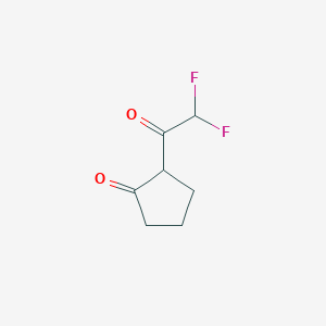molecular formula C7H8F2O2 B7785275 2-(Difluoroacetyl)cyclopentanone CAS No. 938001-14-0