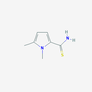 molecular formula C7H10N2S B7785291 1,5-dimethyl-1H-pyrrole-2-carbothioamide CAS No. 134789-90-5