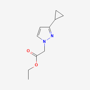 Ethyl 2-(3-cyclopropyl-1H-pyrazol-1-yl)acetate