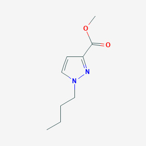 molecular formula C9H14N2O2 B7785453 methyl 1-butyl-1H-pyrazole-3-carboxylate 