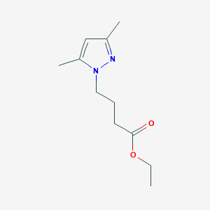 ethyl 4-(3,5-dimethyl-1H-pyrazol-1-yl)butanoate