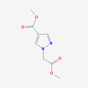 methyl 1-(2-methoxy-2-oxoethyl)-1H-pyrazole-4-carboxylate