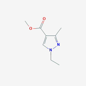 molecular formula C8H12N2O2 B7785575 methyl 1-ethyl-3-methyl-1H-pyrazole-4-carboxylate CAS No. 123374-29-8