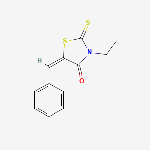molecular formula C12H11NOS2 B7785600 5-Benzylidene-3-ethylrhodanine 
