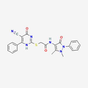 molecular formula C24H20N6O3S B7785667 CID 2292917 