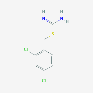 molecular formula C8H8Cl2N2S B7785718 2,4-Dichlorobenzyl carbamimidothioate CAS No. 131916-62-6