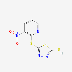 molecular formula C7H4N4O2S3 B7785719 CID 153458 