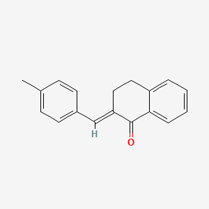 molecular formula C18H16O B7785749 (E)-3,4-Dihydro-2-((4-methylphenyl)methylene)-1(2H)-naphthalenone CAS No. 54752-30-6