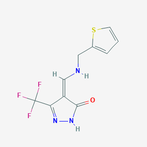 molecular formula C10H8F3N3OS B7785768 CID 5706873 