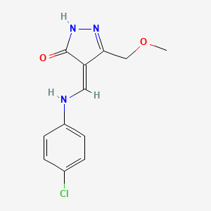 molecular formula C12H12ClN3O2 B7785779 CID 5706883 