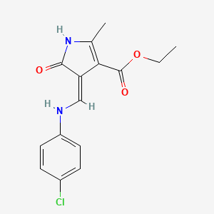 molecular formula C15H15ClN2O3 B7785824 CID 5524473 