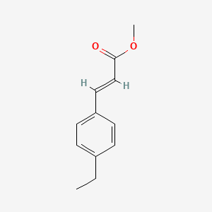 molecular formula C12H14O2 B7785933 methyl (E)-3-(4-ethylphenyl)-2-propenoate 