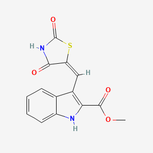 molecular formula C14H10N2O4S B7785936 CID 5525012 