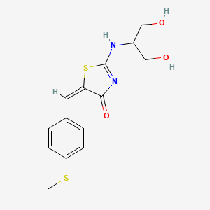 molecular formula C14H16N2O3S2 B7785941 CID 5707291 
