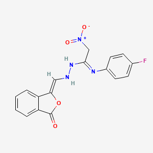 molecular formula C17H13FN4O4 B7785991 CID 5707405 