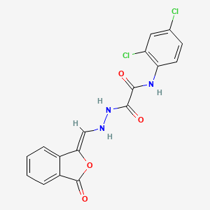 molecular formula C17H11Cl2N3O4 B7785998 CID 5707409 