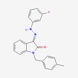 molecular formula C22H18FN3O B7786100 CID 9581855 