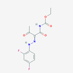 molecular formula C13H13F2N3O4 B7786124 CID 2767552 