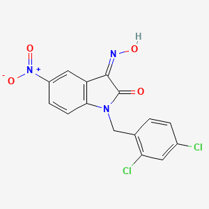 molecular formula C15H9Cl2N3O4 B7786232 CID 9582006 