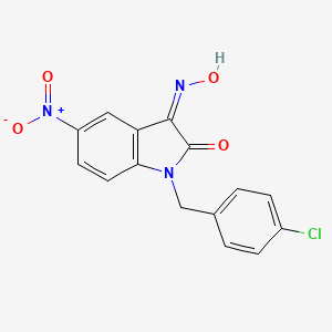 molecular formula C15H10ClN3O4 B7786240 CID 9582011 