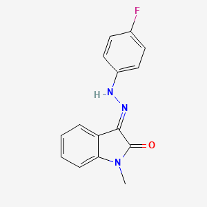 molecular formula C15H12FN3O B7786252 CID 9582044 