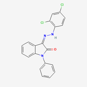 molecular formula C20H13Cl2N3O B7786278 CID 5861738 