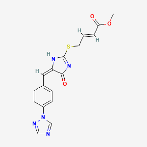molecular formula C17H15N5O3S B7786311 CID 5707815 
