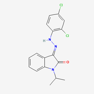 molecular formula C17H15Cl2N3O B7786323 CID 9582052 