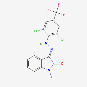 molecular formula C16H10Cl2F3N3O B7786335 CID 9582054 
