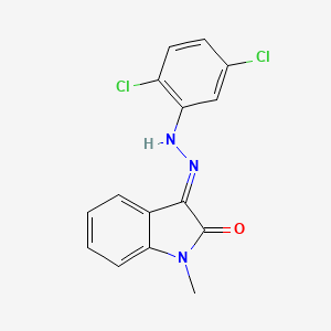 molecular formula C15H11Cl2N3O B7786341 CID 9582055 