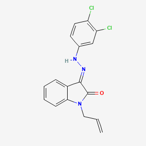 molecular formula C17H13Cl2N3O B7786383 CID 9582051 
