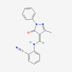 molecular formula C18H14N4O B7786389 CID 5524145 
