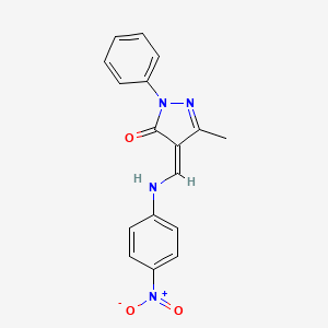 molecular formula C17H14N4O3 B7786415 CID 5930666 
