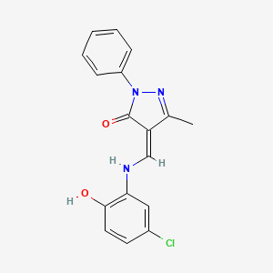 molecular formula C17H14ClN3O2 B7786416 CID 5524150 