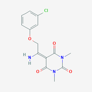 molecular formula C14H14ClN3O4 B7786527 CID 5915263 