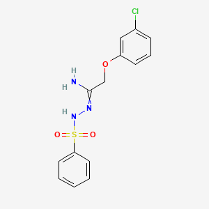 molecular formula C14H14ClN3O3S B7786531 CID 3749344 